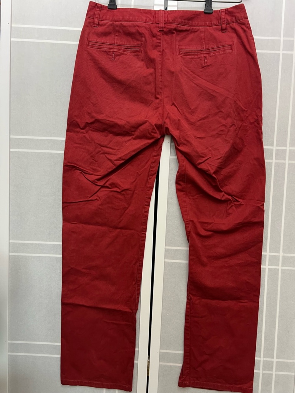 Bonobos Red Chino Pants - Straight Leg
